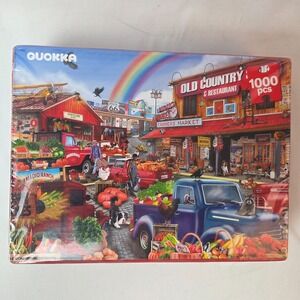 1000pc Farmer's Country Market Piece Jigsaw Puzzle Age 15+ OLD COUNTRY STORE 15z